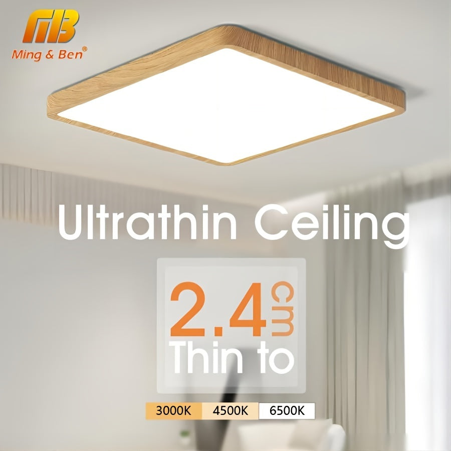 Modern Nordic LED Ceiling Light 24W 36W Ultrathin Square Indoor Living Room Bedroom