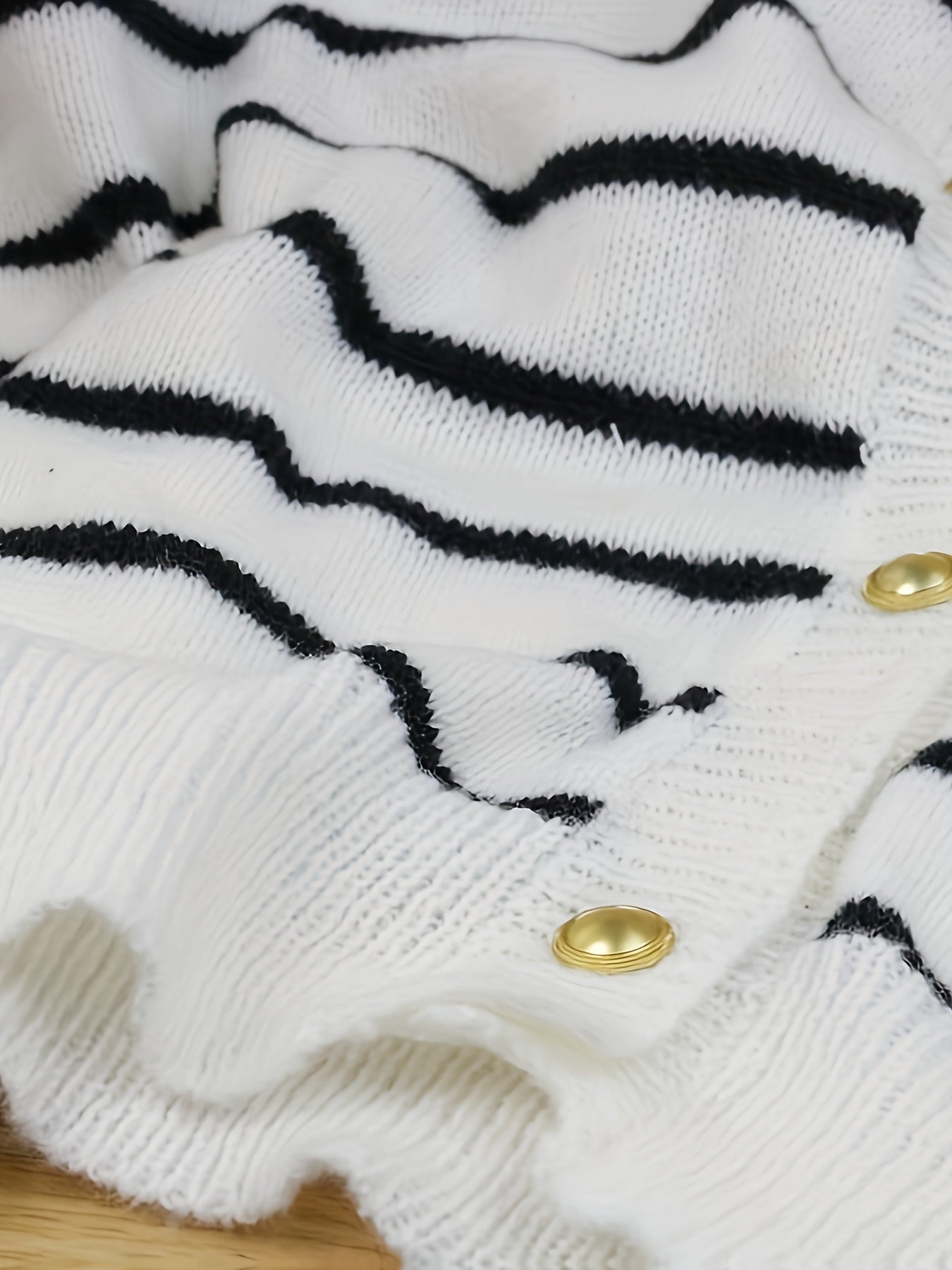 Plus Size Women's Striped Casual Single-Breasted Vest