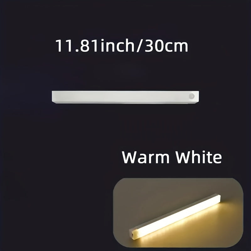 LED harakat sensori chiroq chiziqli qayta tiklanadigan USB magnit batareya bilan ishlaydigan