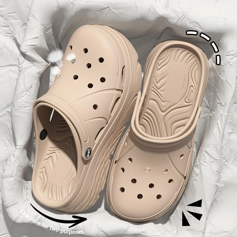 Unisex Slip-On Clogs EVA Lightweight Non-Slip Casual Shoes for Beach and Outdoor