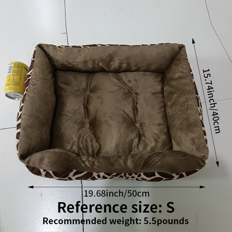 Large and Medium Dog Pet Bed Sofa Soft Cushion for Naps and Rest