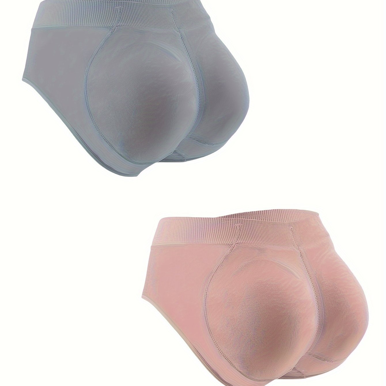Women Padded Shaping Panties Breathable Butt Lifting Underwear Set