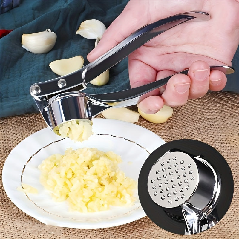 Multifunctional Stainless Steel Garlic Press and Mincer Kitchen Tool
