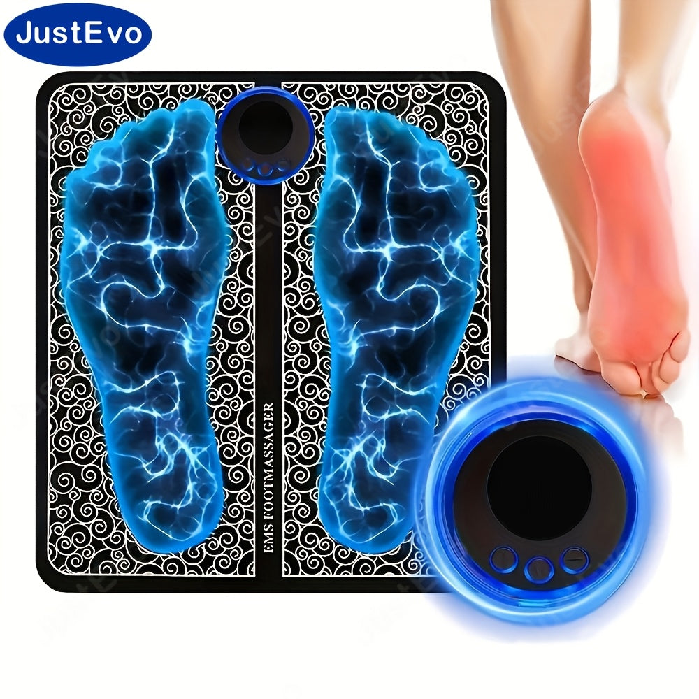 JustEvo EMS Ko‘p tezlik rejimlari va intensivlik darajalari bilan oyoq massajchisi, mushaklarni bo‘shashtirish uchun ideal. O‘zingiz, oilangiz va do‘stlaringiz uchun mukammal sovg‘a.