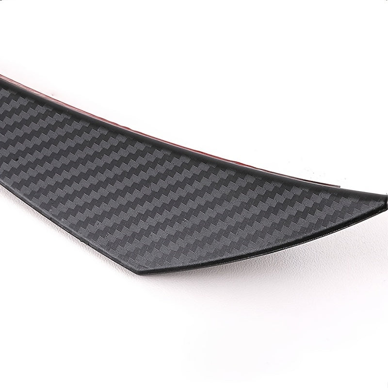 6Pcs Carbon Fiber Car Bumper Protector Anti-Scratch Corner Guard Spoiler Sticker