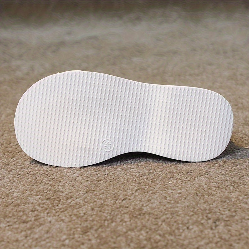 Zapatos de niña Mary Jane con lazo y decoración de perlas para primavera y otoño