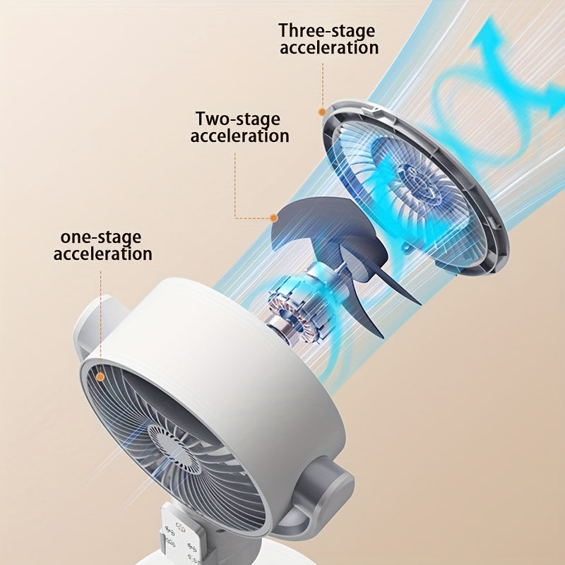 3-в-1 умный вентилятор с дистанционным управлением, ароматерапией, репеллентом от комаров, питание от USB