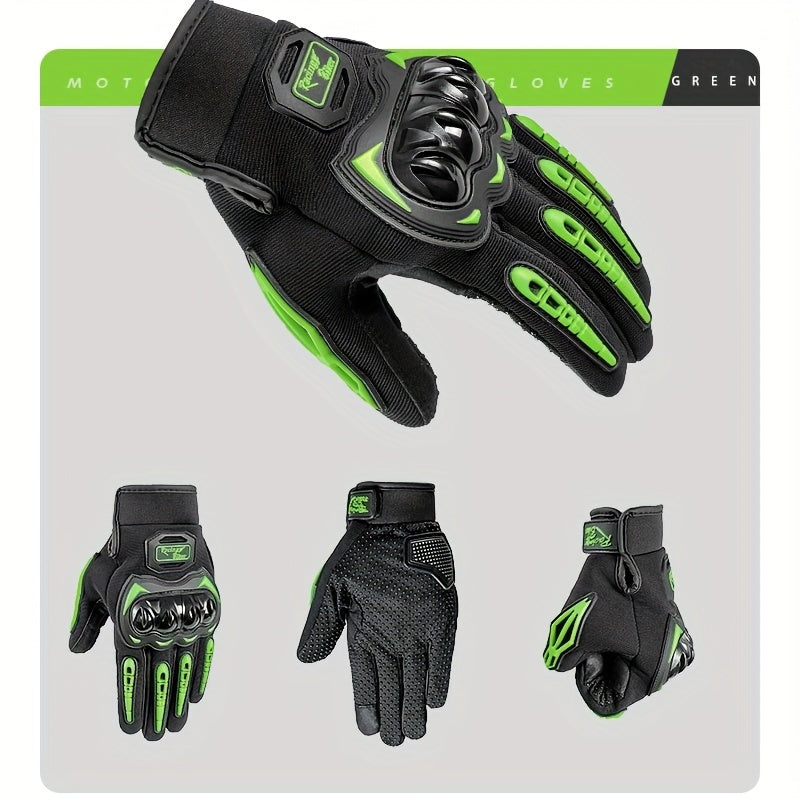 Men Women Touchscreen Motorcycle Gloves Breathable Summer Off-Road Riding