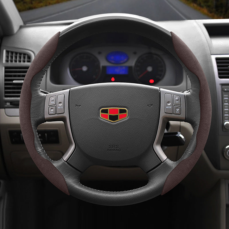 Universal Fleece Anti-Slip Ultra-Thin Steering Wheel Cover for All Seasons