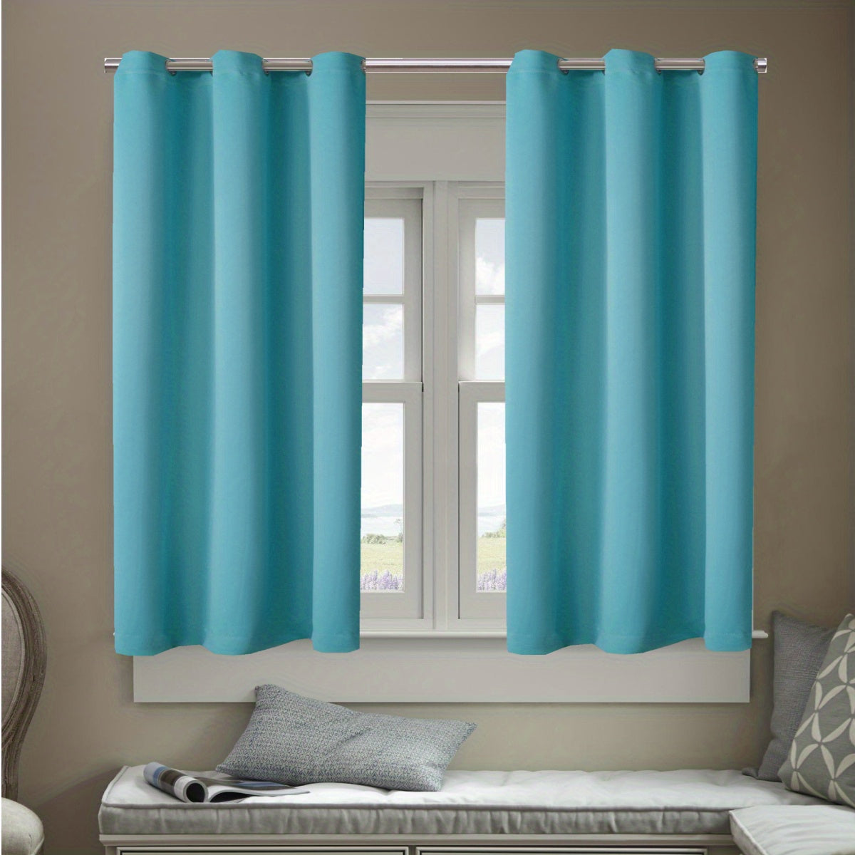 Heat Insulation Window Films Set of 2, UV Protection, Glare Reduction, Privacy