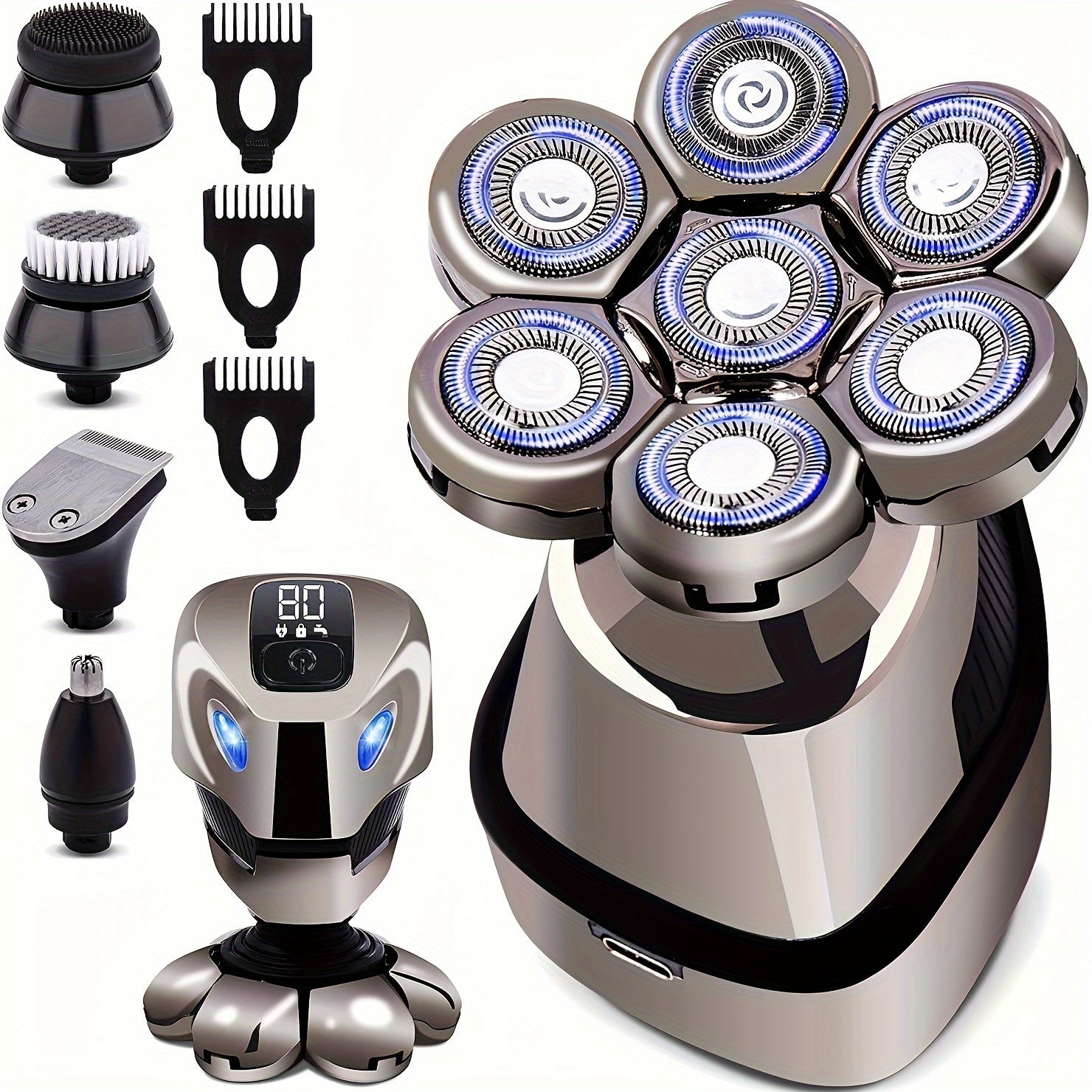 Electric head shaver for men ideal gift for Father's Day