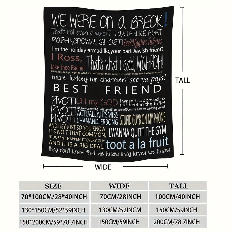 Soft Flannel Throw Blanket for Couch Bed Camping Hypoallergenic Easy to Wash