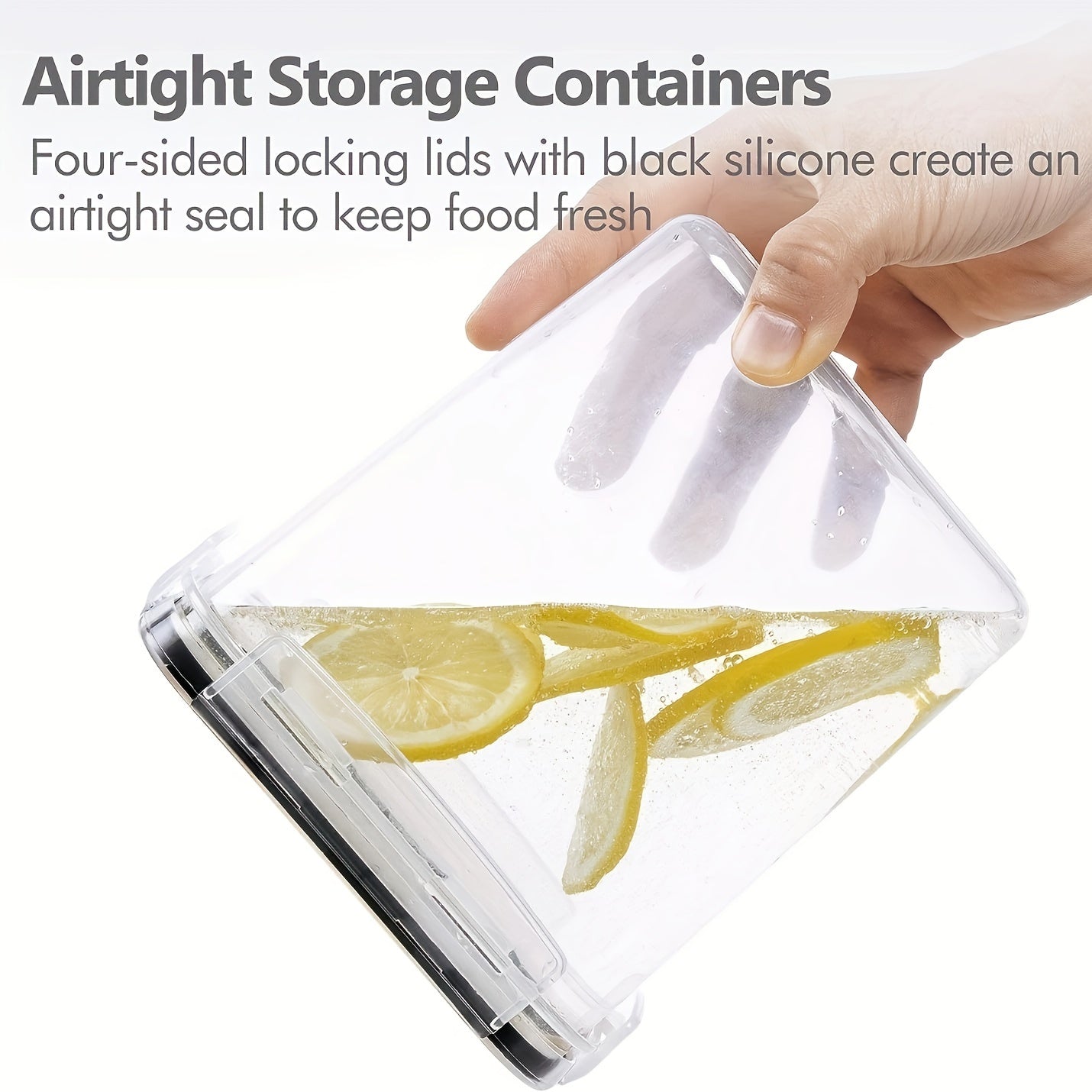 24 Pieces Airtight Food Storage Containers BPA Free Kitchen Storage with Labels