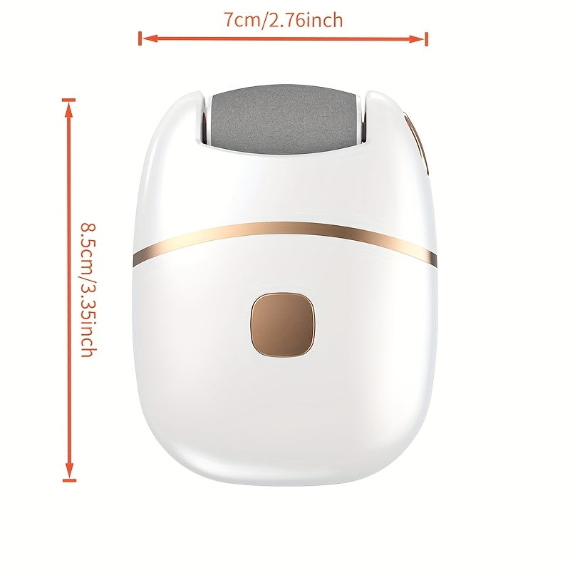 Portativ zaryadlanadigan elektr oyoq fayli, 2 tezlikda va litiy batareyasi bilan, simsiz, o'lik terini olib tashlash, eski kalluslarni olib tashlash, oyoq go'zalligi va kattalar uchun ta'mirlash uchun 5 maydalash boshliqlari bilan.