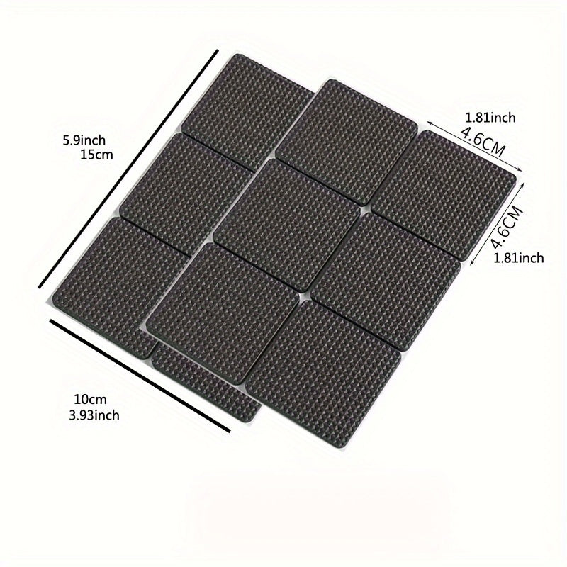 Rubber Furniture Pads Self-Adhesive Non-Slip Floor Protectors for Home