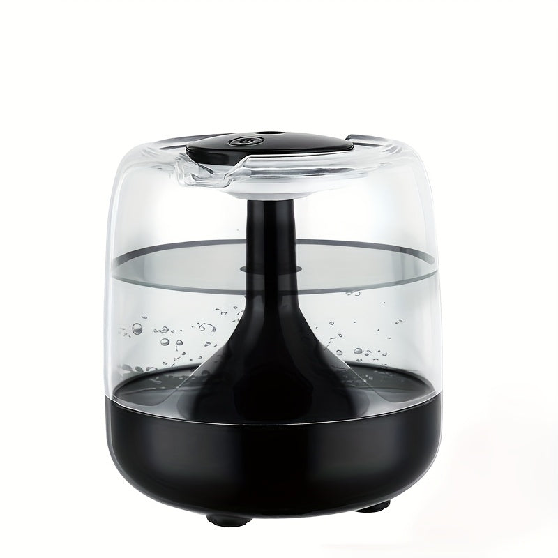 Красочный 650 мл прозрачный увлажнитель с ночником и тихим туманом