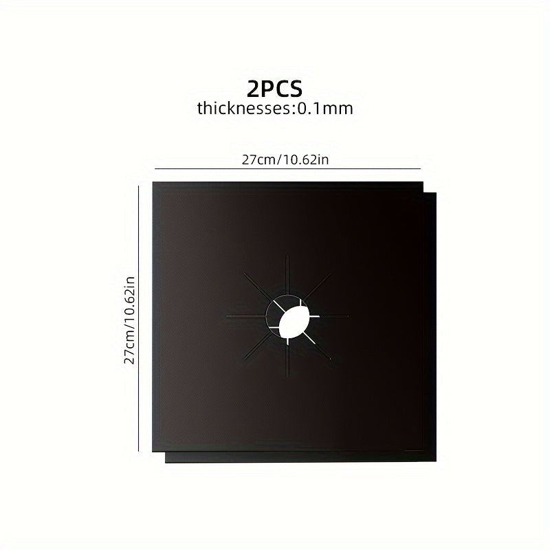 4 dona pechka yog'ga chidamli mato 27cm x 27cm Qayta ishlatiladigan issiqlikka chidamli oson tozalanadi