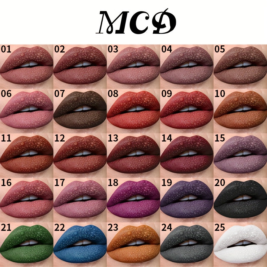 Women Waterproof Matte Lip Stain Long-Lasting Lipstick in Multiple Colors