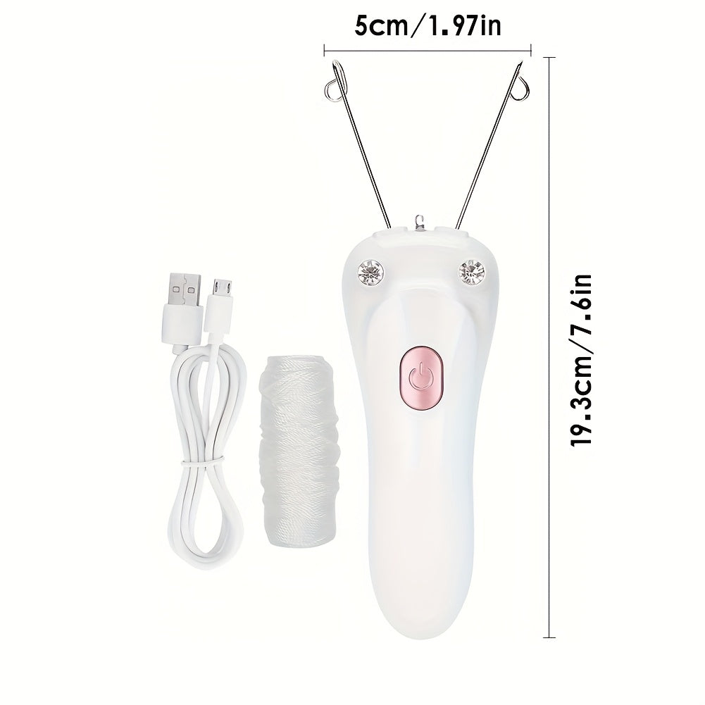 USB rechargeable electric epilator for women with 500mAh battery facial hair removal shaving kit cordless portable home use