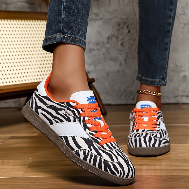 Women's Leopard Print Canvas High Top Sneakers with Rubber Sole