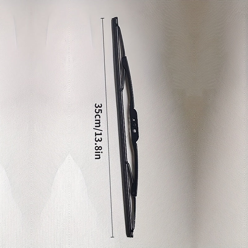 Черная металлическая щетка-стеклоочиститель с натуральной резиной для всех автомобилей с U-образным крюком