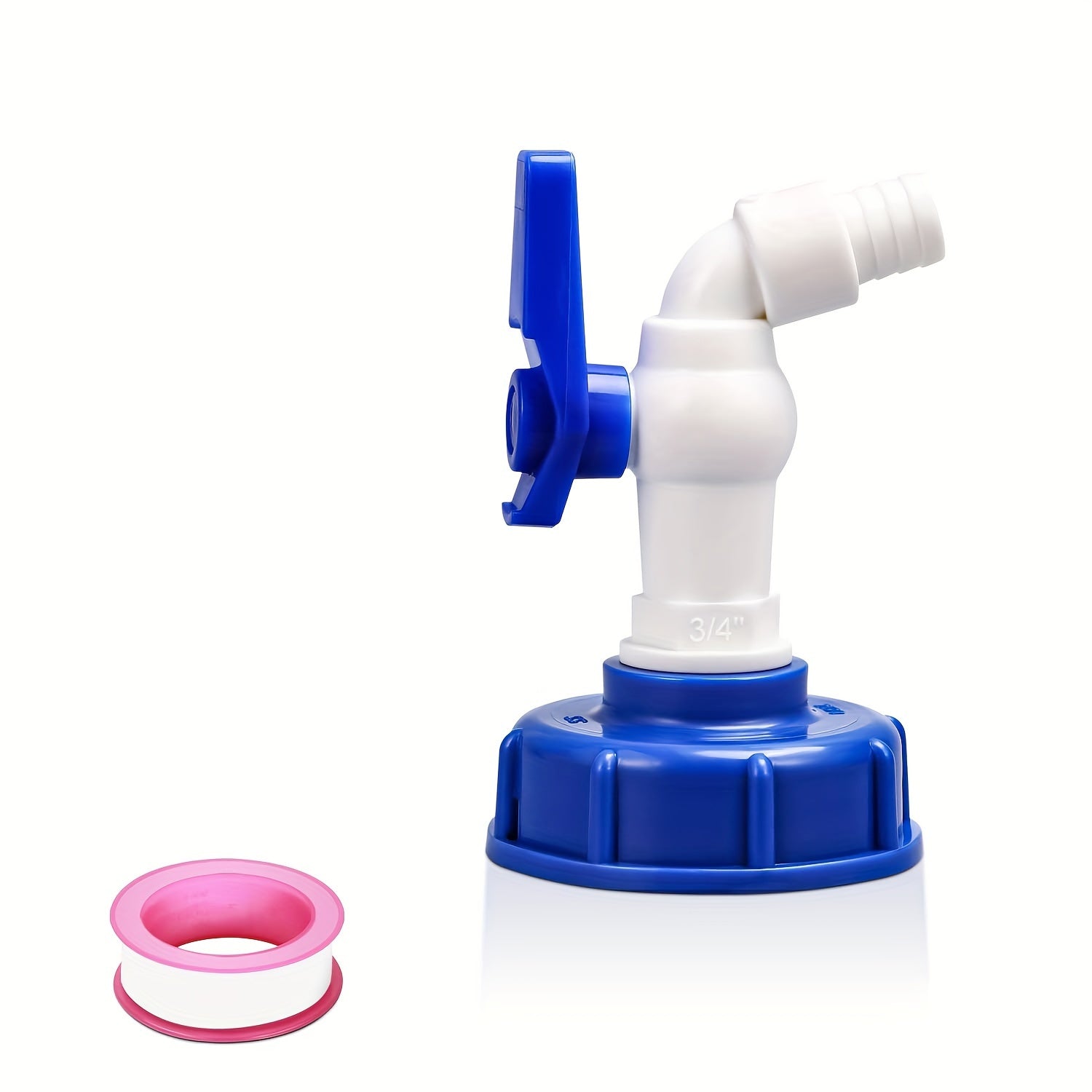 Адаптер-соединитель клапана резервуара IBC Tote с спиготом для европейской и американской крупной резьбы, пластиковый водопроводный шланг, выход для сада, промышленный