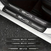 5 dona karbon tolali chegar decalari qora oq ichki tashqi qoplamani himoya qilish