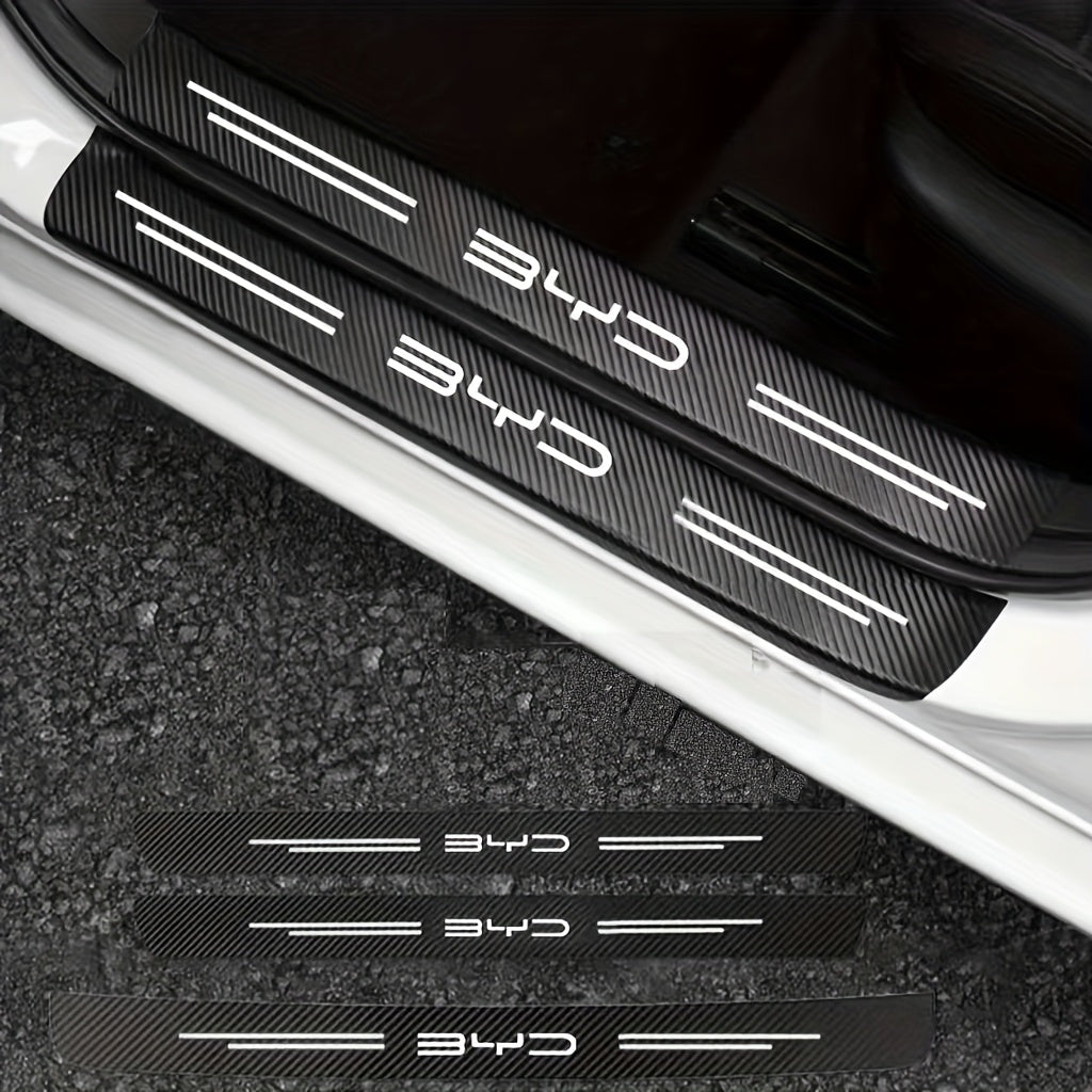 5 dona karbon tolali chegar decalari qora oq ichki tashqi qoplamani himoya qilish