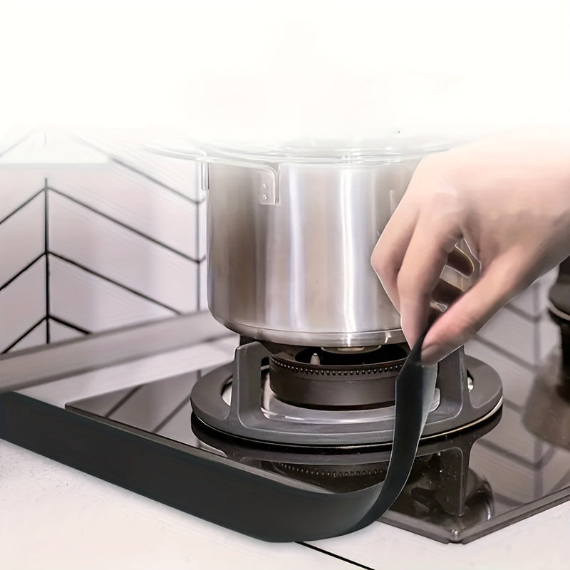 Oshxona stollari uchun silikon muhrlash chiziği, gaz pechlari uchun bo'shliq qopqog'i, ish stollari uchun himoya, yog' va dog'larga chidamli, uy va ofis ilovalari uchun moslashuvchan muhr.