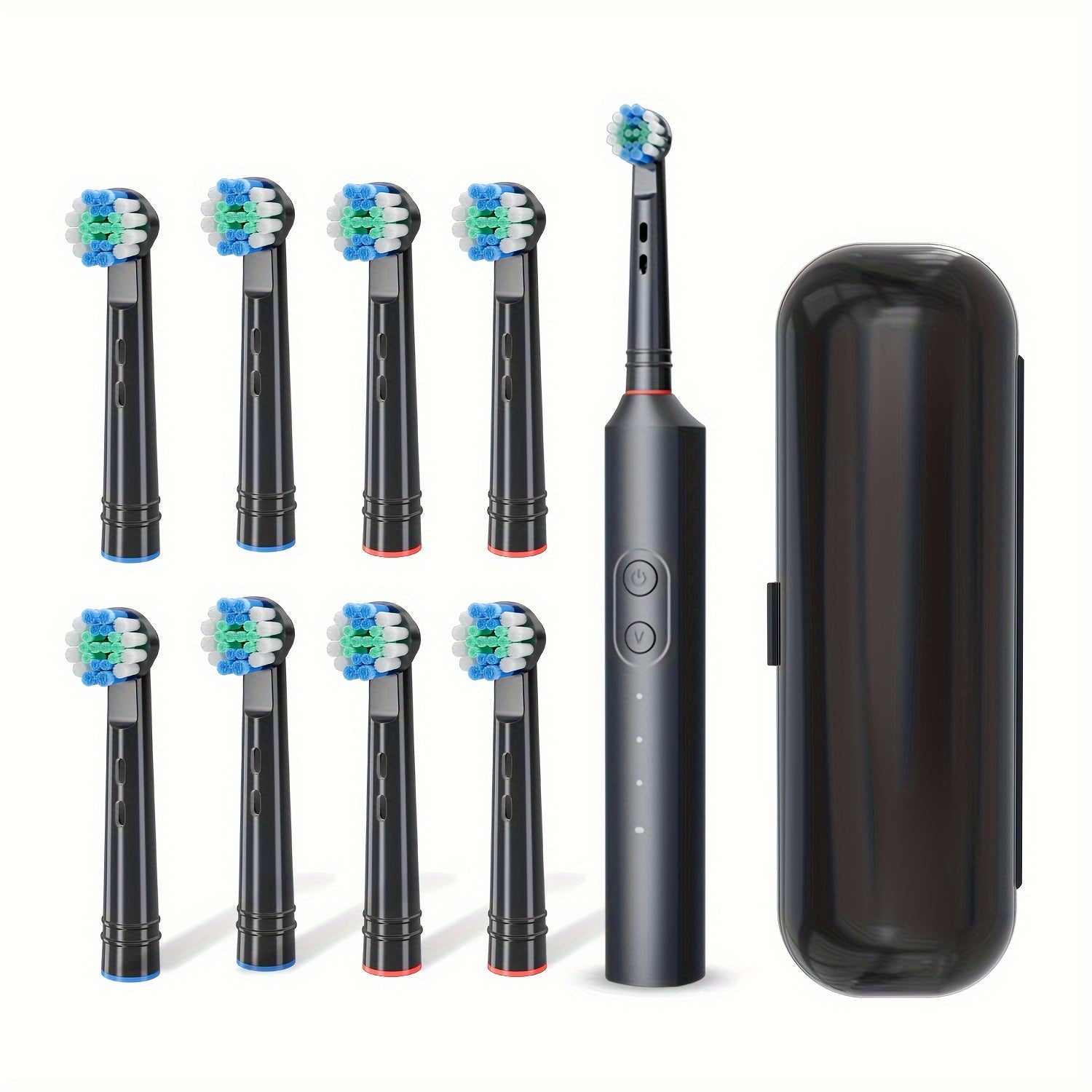 Kattalar uchun Elektr tish cho'tkasi, 8 ta cho'tka boshli va taymer bilan chuqur tozalash