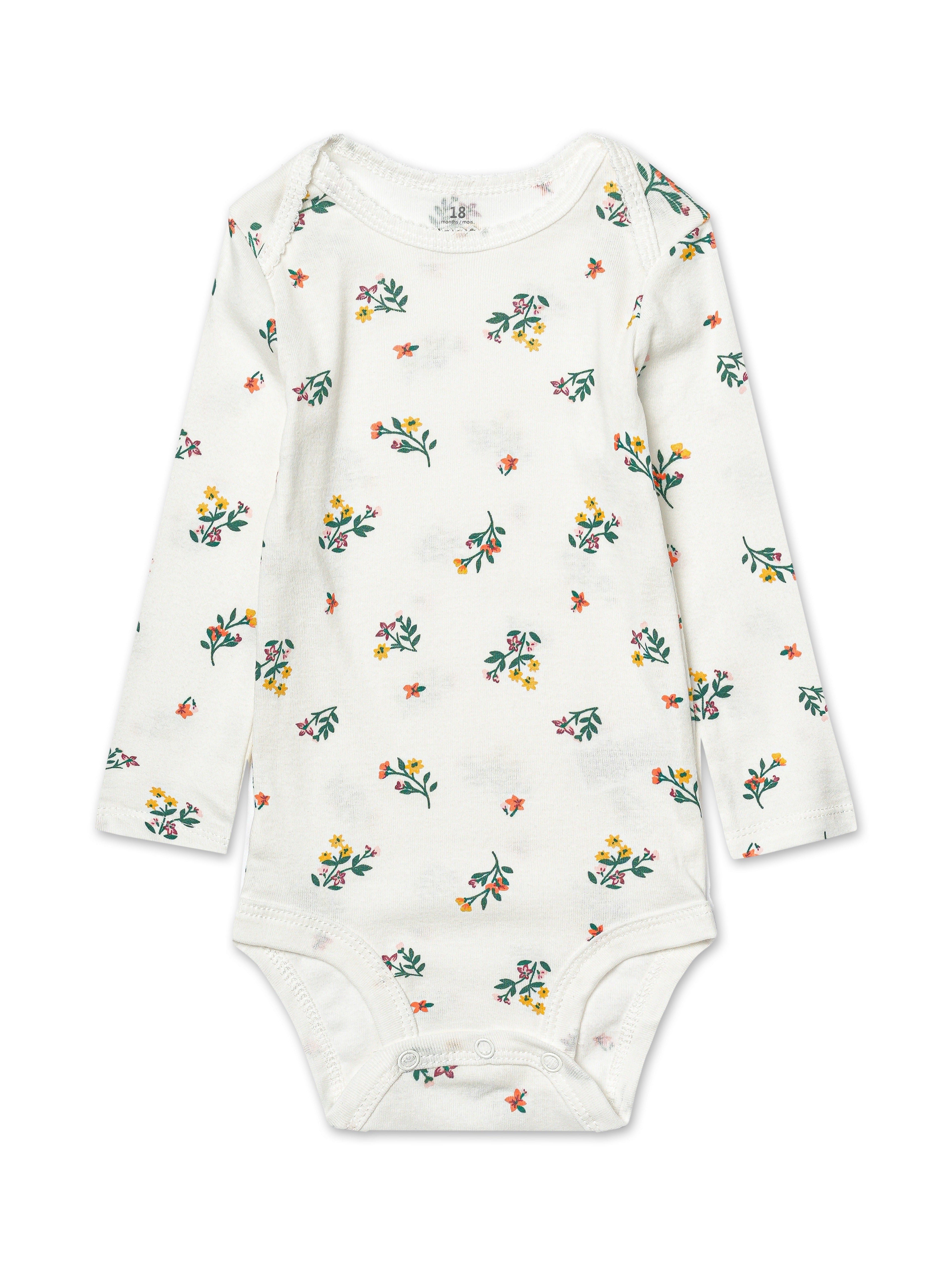 Set of 5 Baby Cotton Triangle Bodysuits with Cartoon Patterns for Infants and Toddlers