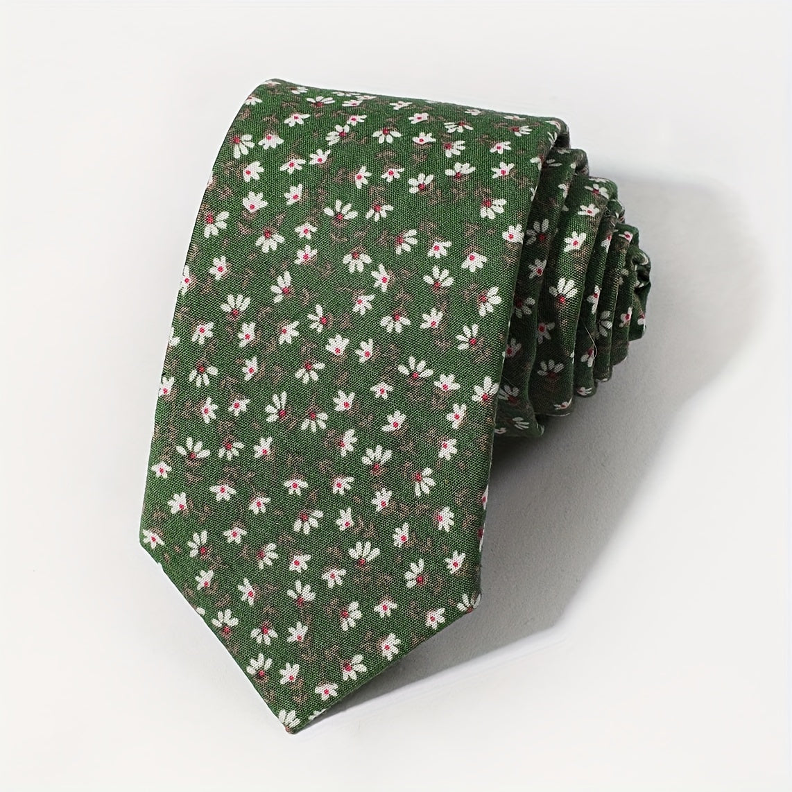 Men's Floral Print Party Tie for Formal Occasions