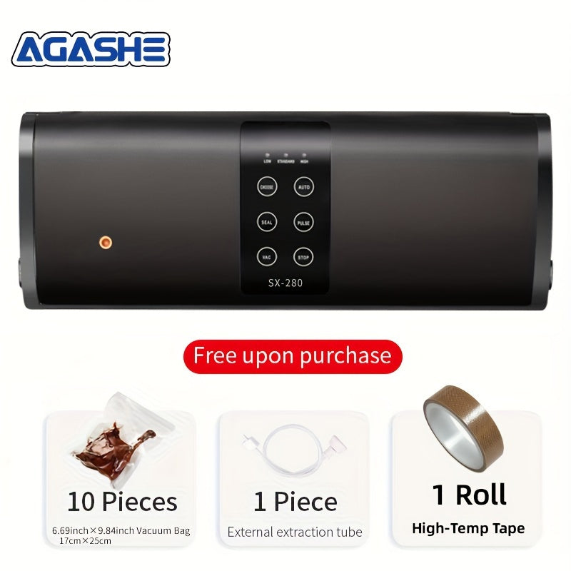 Vacuum Sealer with high-temp tape touch control panel for 28cm bags