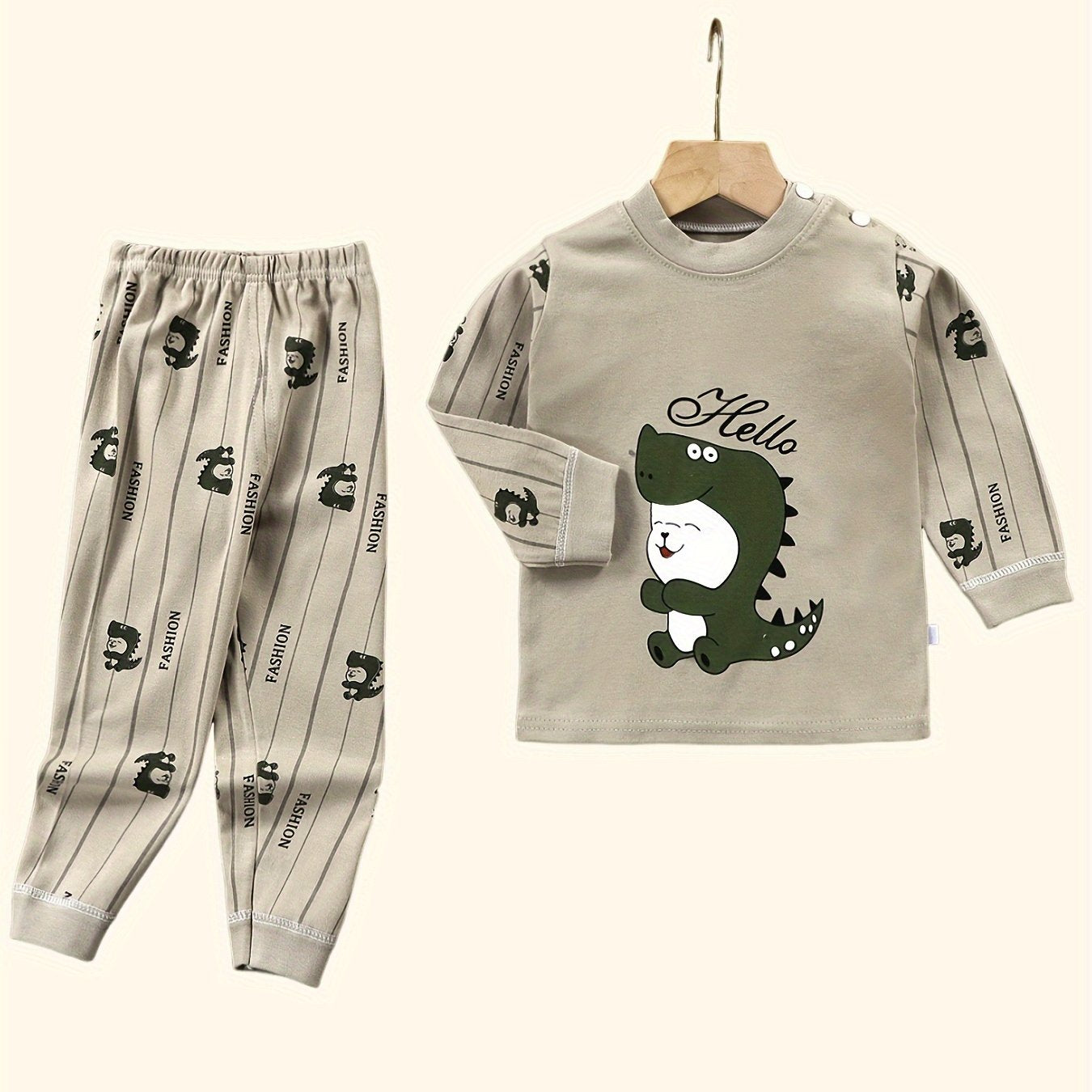 Children's Cotton Autumn Clothing Set for Kids Over 3 Years Long Sleeve Top and Pants