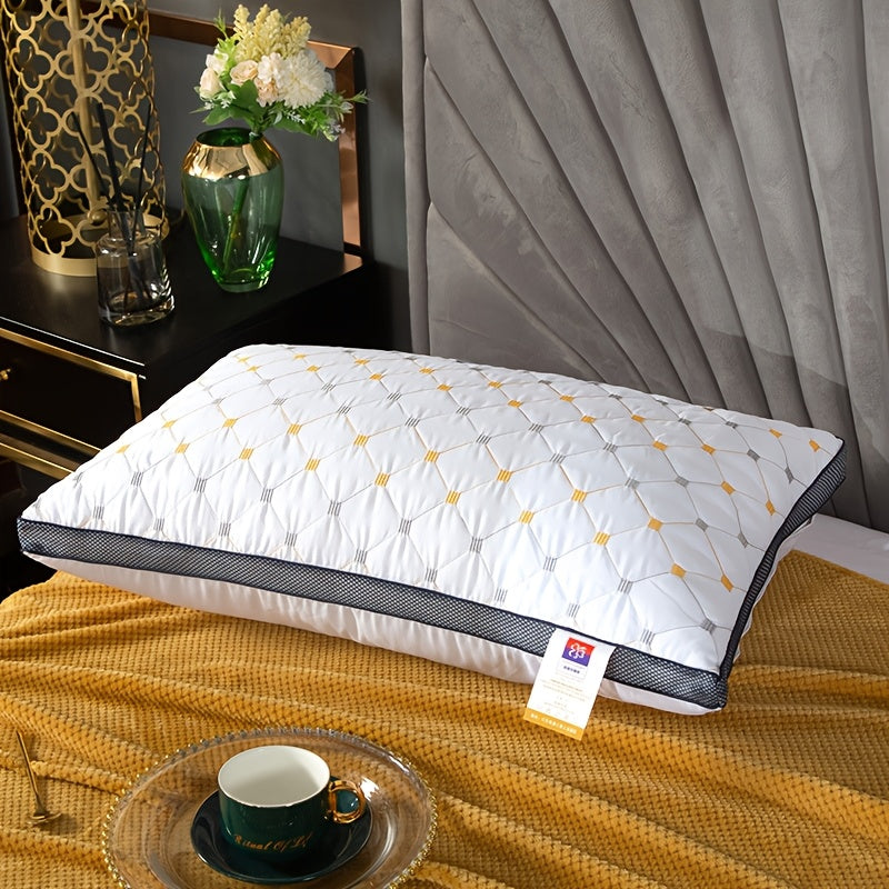 Luxury Hotel-Style Memory Foam Pillow for Deep Sleep Support Hypoallergenic Polyester Cover