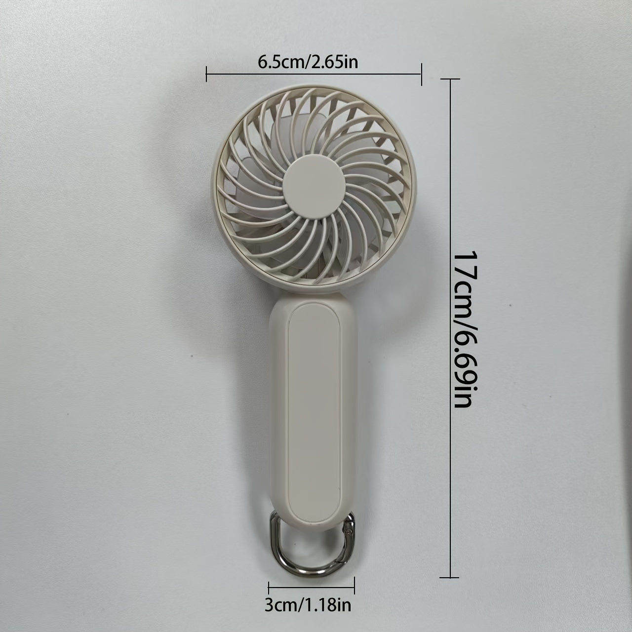 Mini Portable Handheld Fan USB Rechargeable Personal Fan for Travel Camping