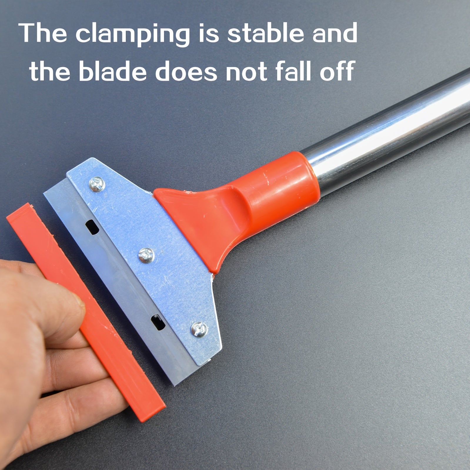 Set of 2 Multipurpose Cleaning Tools Scraper and Work Gloves for Walls and Floors