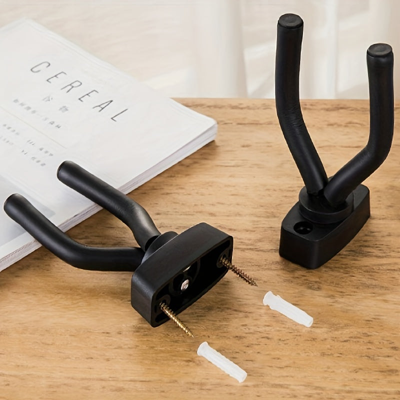 Soporte universal de pared para guitarra con gancho suave ajustable para guitarras, ukeleles, bajos y erhu