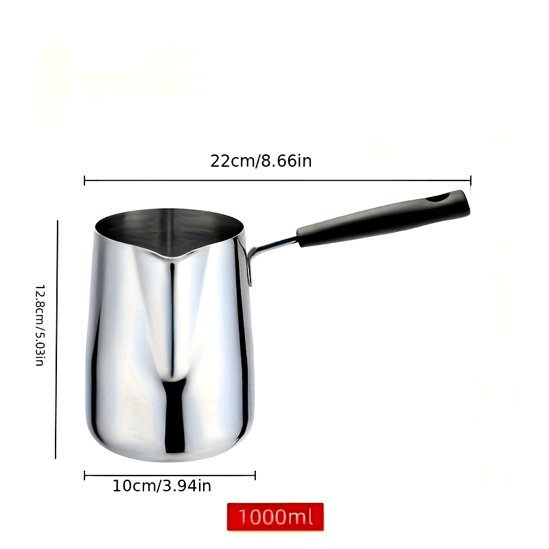 Stainless Steel Milk Frothing Pitcher for Coffee Art and Steaming 20oz