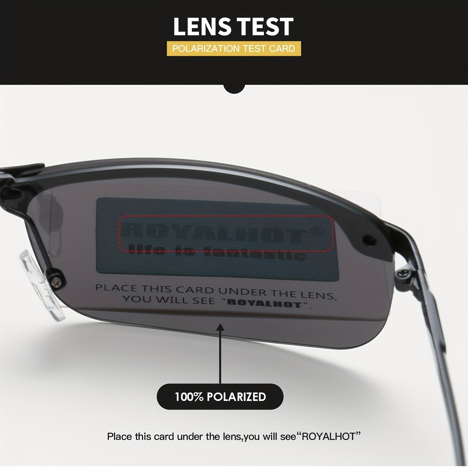 Men Women Polarized Alloy Square Oversized Sunglasses Driving Shades