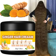 Ginger Hair Strengthening Cream Moisturizing Scalp Conditioner Serum for All Hair Types