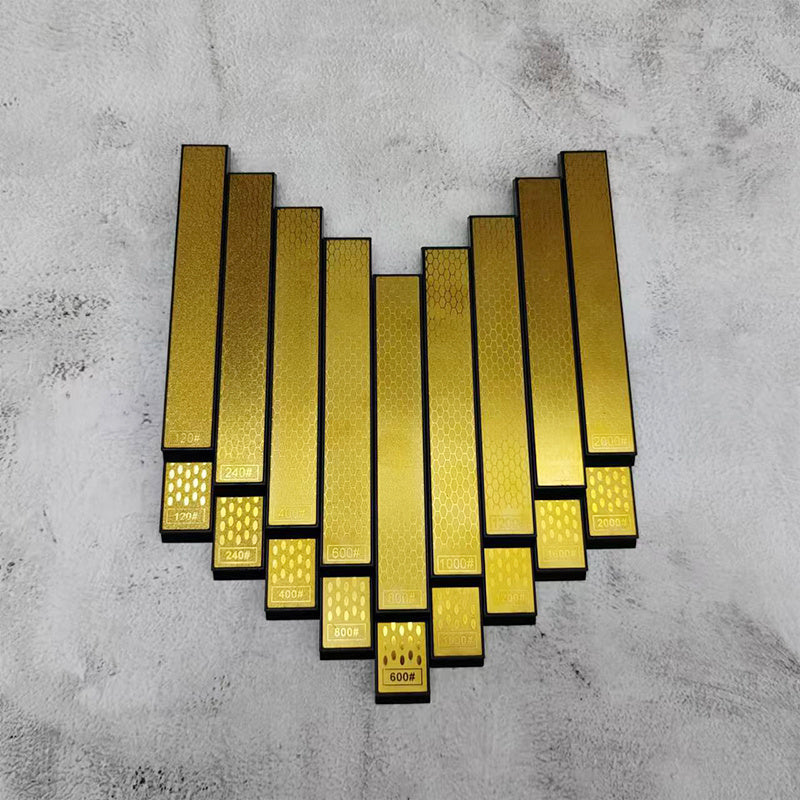 Diamond Knife Sharpener Metal Whetstone for Kitchen and Bar Use