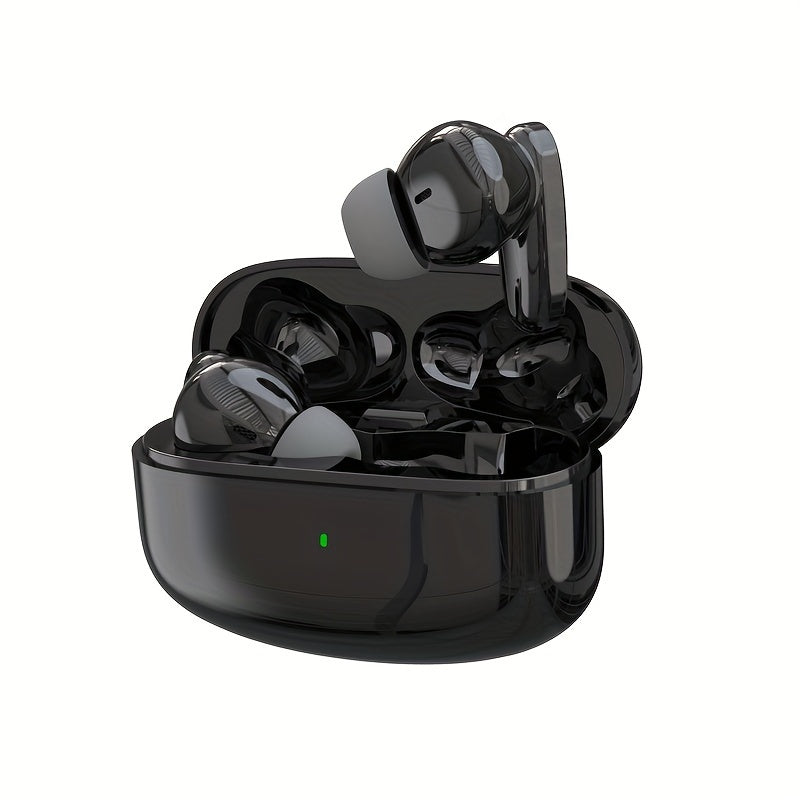 Беспроводные наушники TWS с эргономичным дизайном для комфорта, HIFI звук, Dolby бас, ACC стерео HD вызовы, совместимы с Android/iPhone, идеально подходят для любителей спорта и музыки.