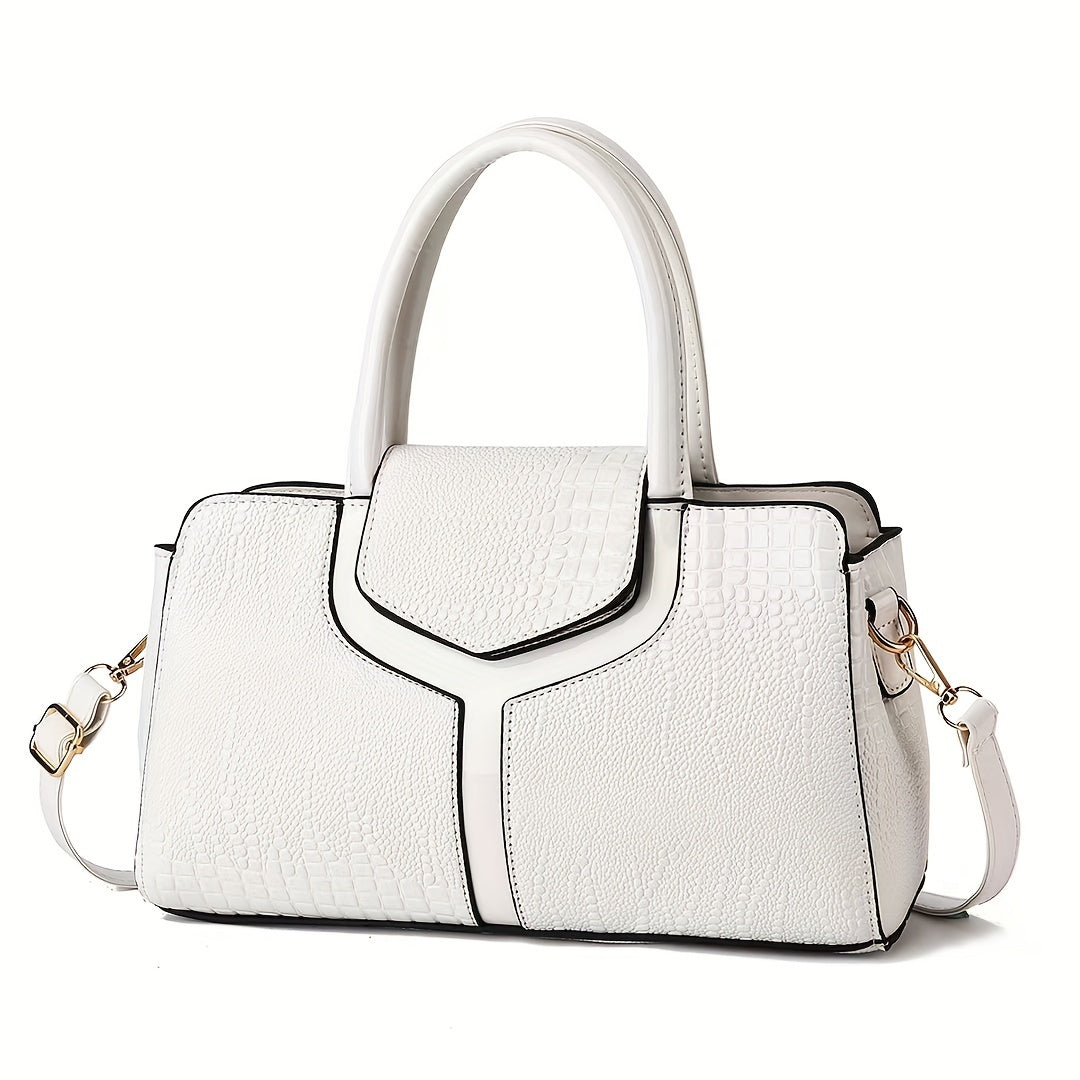 Women's Animal Print Crossbody Bag with Large Capacity and Adjustable Strap