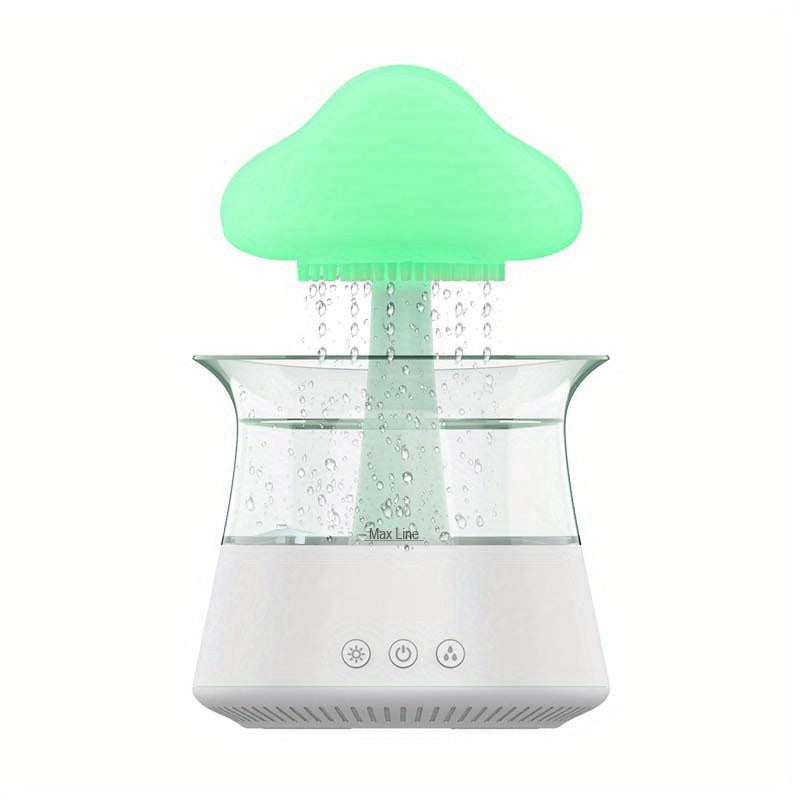 Rain Cloud Aromatherapy Essential Oil Diffuser Night Light Humidifier Desk Fountain Bedside Sleep Relaxation
