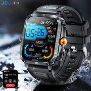 Smart Watch 1.96-Inch Wireless 5.3 Voice Assistant Exercise Recording Multi-Sports Water Resistant
