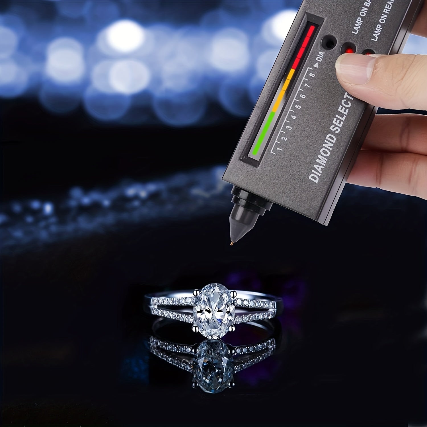 Portable Electronic Diamond Tester for Jewelry and Gemstones