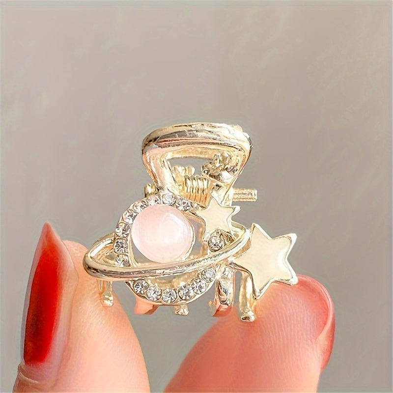 Set of 6 Small Pearl Hair Clips for Women Stylish Hair Accessories