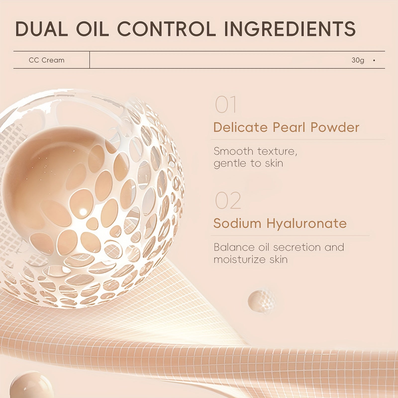 Waterproof Glycerin-Infused CC Cream Foundation for All Skin Types 1.7 Fl Oz Buy 1 Get 1 Free