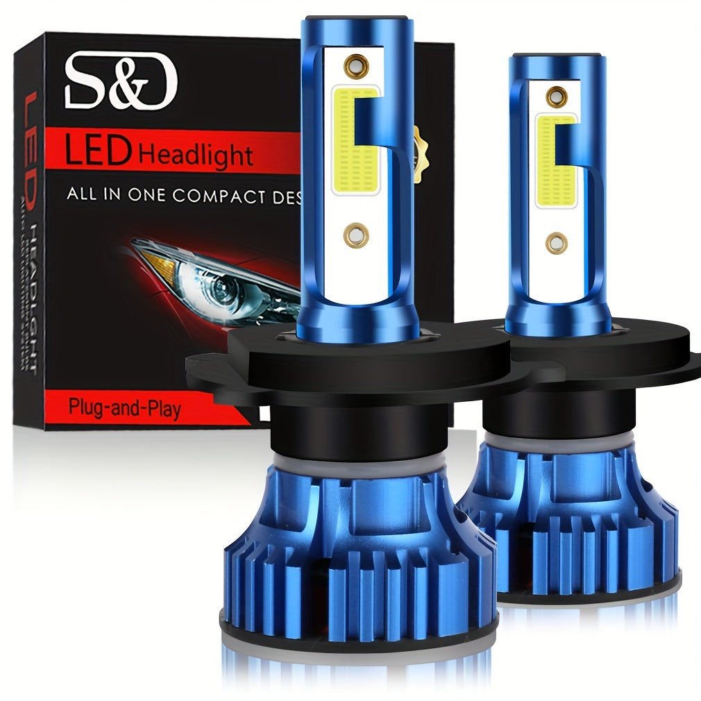 Car LED Headlight Bulbs 60W 20000LM Auto Lamp H1 H3 H4 H7 HB3 HB4
